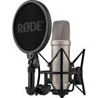 Rode Nt1  silver 5th Generation Hybrid Studio Condenser Mic W  Mic Stand Bundle