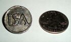 Revolutionary War Lrg Vintage Antique Usa Military Coat Jacket Button Primitive