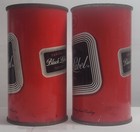 2 Carling Black Label Flat Top Beer Cans 1 Pa   1 Ohio Tax Stamp Lids