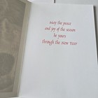 Vintage Christmas Card Lions And Lamb Donna Race Peace And Joy Of The Season