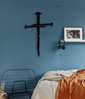 Wall Cross Jesus Crosses Wall Decor Religious Metal Wall Art Minimalist Decor   