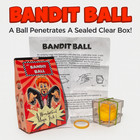 Bandit Ball Clear Box Magic Trick Beginner Close Up Sealed Penetration Plastic