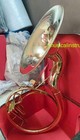 Sousaphone Tuba 22 bell Pure Brass Metal In Gold Polish  Mouthpc case  free Ship