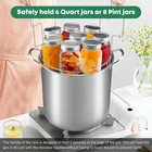 6 Pc Stainless Steel 21 5qt Water Bath Canning Pot Water Bath Canner For Home