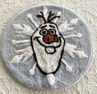Disney Frozen Olaf Round Throw Rug By Jumping Beans 24 Inch 100  Cotton