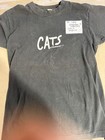 Vintage Cats Broadway Musical T Shirt Size M  Black Single Stitch New York 80s