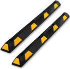 2 Pack Curb Parking Garage Floor Stopper 72  Heavy Duty Rubber Parking Curb