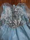 Disney Store Princess Dress W  Cape Frozen Elsa Ice Queen Costume 5t 6