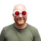 Television Room Glasses Willy Wonka Charlie Movie White Goggles Sunglasses Tv