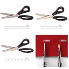 Serrated Scalloped Edge Pinking Shears  Multifunction Stainless Steel Shears    