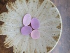 Beautiful Rare Color Sea Glass 4pcs  Surf Tumbled  Weathered  Beach Glass  139