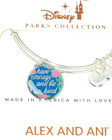 New Cinderella Have Courage Be Kind Disney Alex Ani Bracelet Coach Silver 2 Side