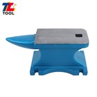 Single Round Horn Blacksmith Anvil Cast Iron Anvil Hard Hole 44lbs Forging Tool