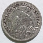 1832 Capped Bust Silver Half Dime 5c Coin Vf Details