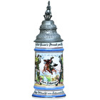 Prussian Regimental Beer Stein Cavalry Germany 1901-04 Lithophane