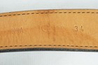 Gould   Goodrich Kpa Black High Gloss Leather Belt Kit Size 34 Silver Buckle