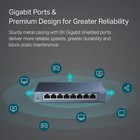 Tp-link Tl-sg108 8 Port Gigabit Unmanaged Ethernet Network Switch  Ethernet Spli