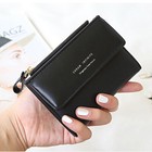Rfid Blocking Women Leather Wallet Credit Card Holder Zip Pocket Clutch Handbag
