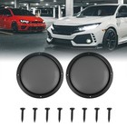 2pcs 8  Black Car Speaker Cover Steel Mesh Sub Woofer Subwoofer Grill
