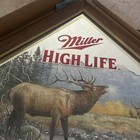 Miller High Life Beer Diamond Wildlife Series Mirror Sign-elk-challenge