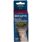 Sicurix Bau 85020 Security Wristband  Waterproof  Pk100