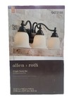 Allen   Roth Brandy Chase 22 83-in 3-light Oil-rubbed Bronze Traditional Vanity