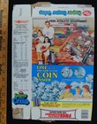   1980 Super Sugar Crisp Vintage Cereal Box - Presidential Coins - Bob Griese 