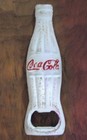  Cast Iron Antique Style Coca Cola Hobble Skirt Bottle Opener Coke Nostalgic