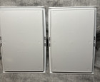 Delta Airlines White Atlas 1 2 Tray 10 5  X 7 5  Lot Of 2 New  Serving Tray
