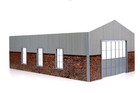 1 18 Scale Diorama Kit - Hangar Building Miniature Model Car Display Accessory