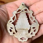 Extremely Rare Amulet Bronze Handmade Old Engraved Antique Genuine Ancient