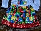 Arb Blanks Sesame Street Toddler Girls 2t Outfit Top   Skirt Features    2    Theme