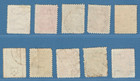 1921-33 Latvia Selection Of 10 Stamps Used 3771