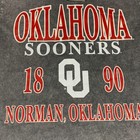 Nwt- Oklahoma Sooners T Shirt Adult S Gray Short Sleeve College Football Faded
