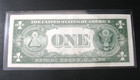 Us 1935-e  1  star Note  Small Silver Certificate Crisp Au 