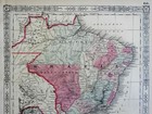 Empire Of Brazil Argentina Rio De Janeiro 1864 Johnson   Ward Civil War Era Map