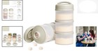 Effortless On-the-go Milk Powder Dispenser With 2 Independent Funnels
