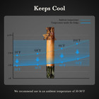 8l Semiconductor Electric Cigar Humidor 100 Counts  Cooling Temperature Control
