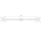 Vivo White Fully Adjustable Dual Monitor Arm For Desk Mount Stand