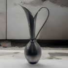 Vintage Haugrud Norway Pewter Pitcher Bud Vase 169 Scandinavian 10 25    Mcm