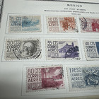 Mexico Air Post 1962-1967 Collection Used  Hinged  Removed     Lot 42 File 136 