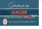 Singer Featherweight 221 221-1 Sewing Machine Owners Manual Feather Weight