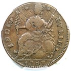 1787 M 33 23-z 4 R-5 Pcgs Vf 35 Connecticut Colonial Copper Coin