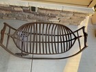 Antique Wood Field Baby Cradle