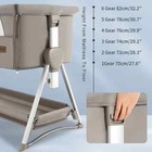 Baby Beside Sleeper Crib Portable Infant Bed Travel Baby Bed Infant Cradle 0-6m
