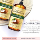Fractionated Coconut Oil 16oz 100  Pure Carrier Oil For Skin   Hair