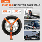 Car Tie Down Straps Kit  Lasso Style 2  X 120  Tire Straps  5512 Lbs Working Loa