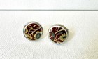 Cuff Links From Vintage Broken Plates Upcycled Porcelain  China Recycled 