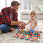 Number Blocks Learning Toys For 2-4 Year Olds   Wooden Abc Puzzle   Shape Sorter