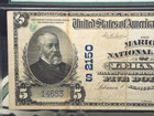 1902  5 National Currency Bank Note Marion  lebanon  Ky Fr 605 Pmg Vf25 Ch 2150
